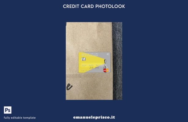 modello frontale photolook mastercard della Banca Argentina della città di Bueno